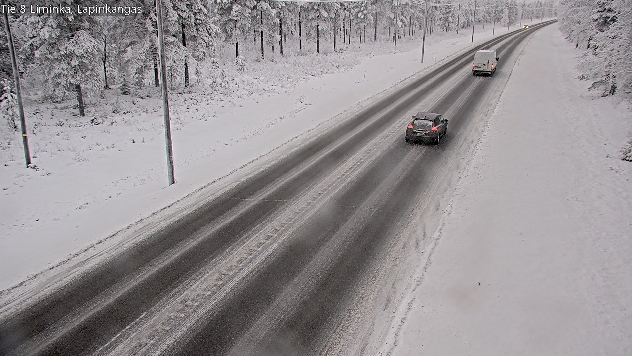 Weather Camera Image Road 8 Liminka, Lapinkangas, Liminka, Pohjois-Pohjanmaa