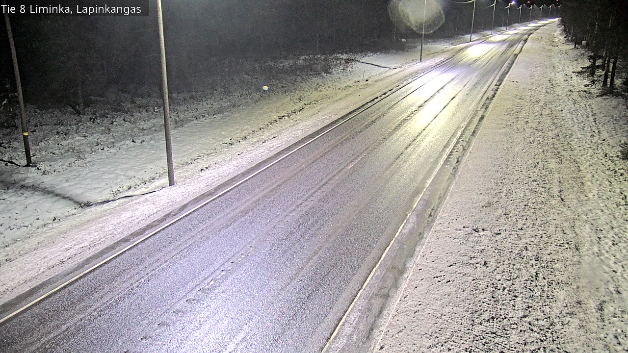 Weather Camera Image Road 8 Liminka, Lapinkangas, Liminka, Pohjois-Pohjanmaa