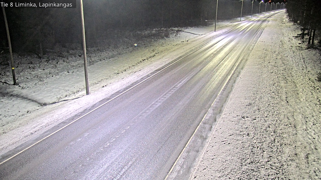 Weather Camera Image Road 8 Liminka, Lapinkangas, Liminka, Pohjois-Pohjanmaa