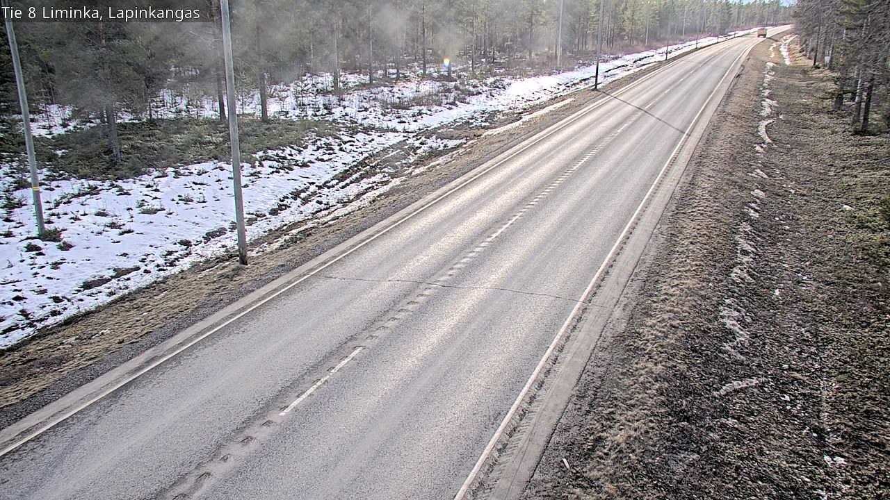 Weather Camera Image Road 8 Liminka, Lapinkangas, Liminka, Pohjois-Pohjanmaa