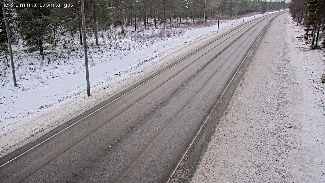 Weather Camera Image Road 8 Liminka, Lapinkangas, Liminka, Pohjois-Pohjanmaa