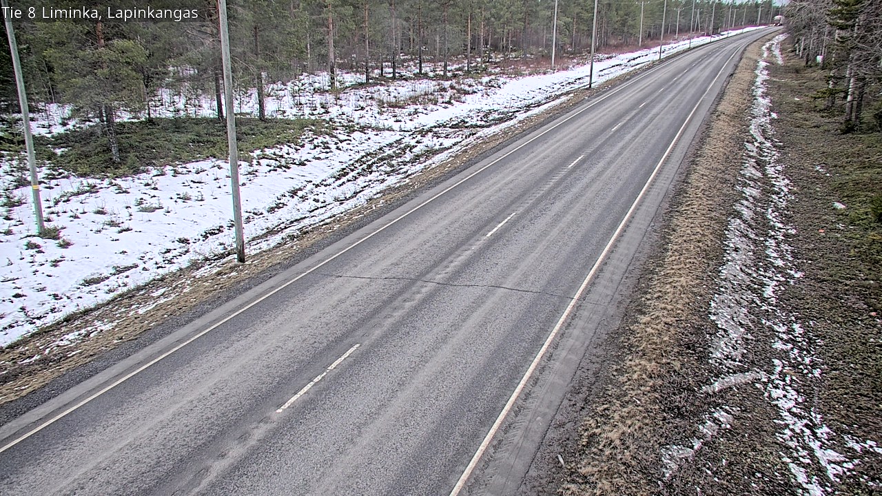Weather Camera Image Road 8 Liminka, Lapinkangas, Liminka, Pohjois-Pohjanmaa
