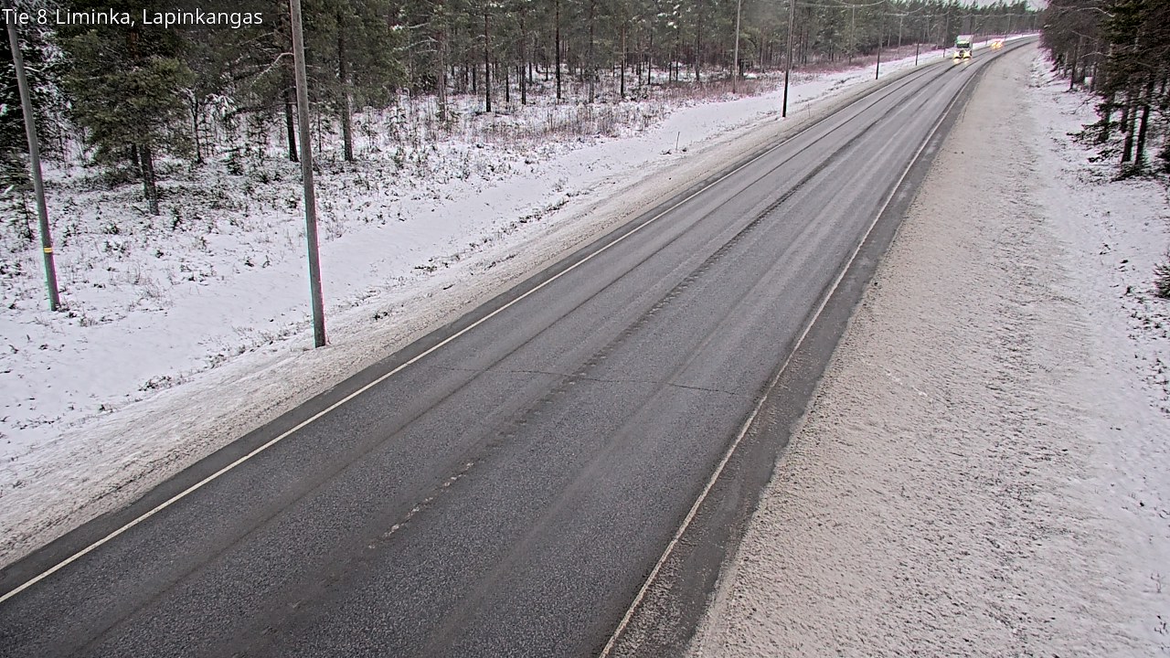 Weather Camera Image Road 8 Liminka, Lapinkangas, Liminka, Pohjois-Pohjanmaa
