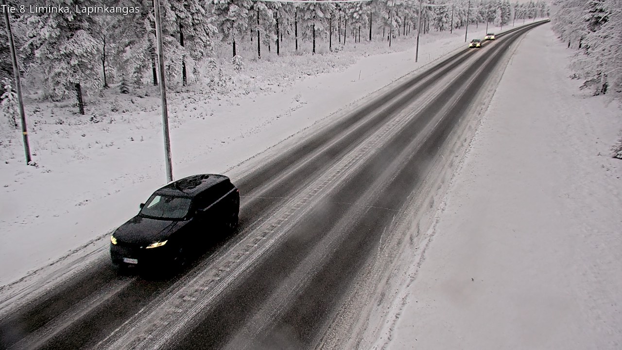 Weather Camera Image Road 8 Liminka, Lapinkangas, Liminka, Pohjois-Pohjanmaa