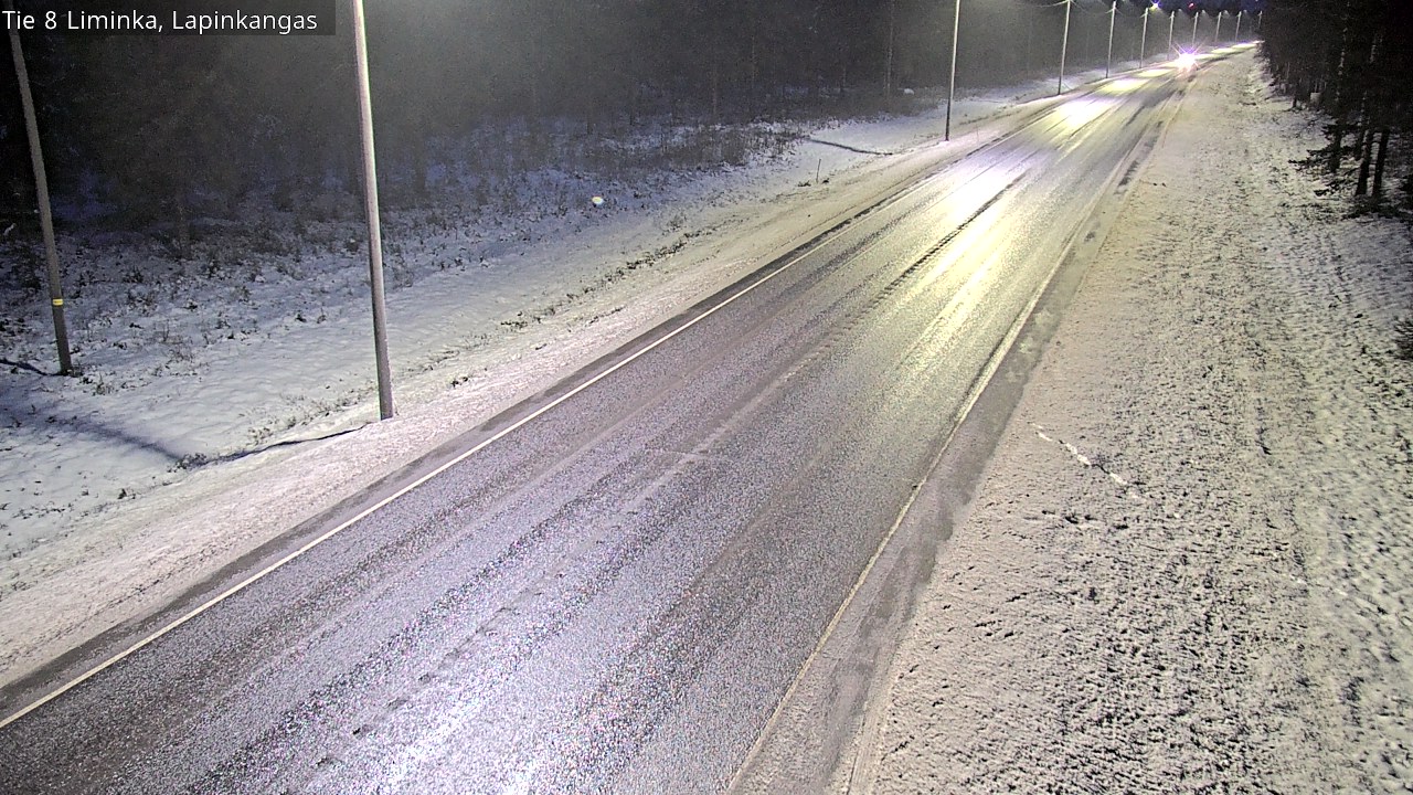 Weather Camera Image Väg 8 Liminka, Lapinkangas, Liminka, Pohjois-Pohjanmaa