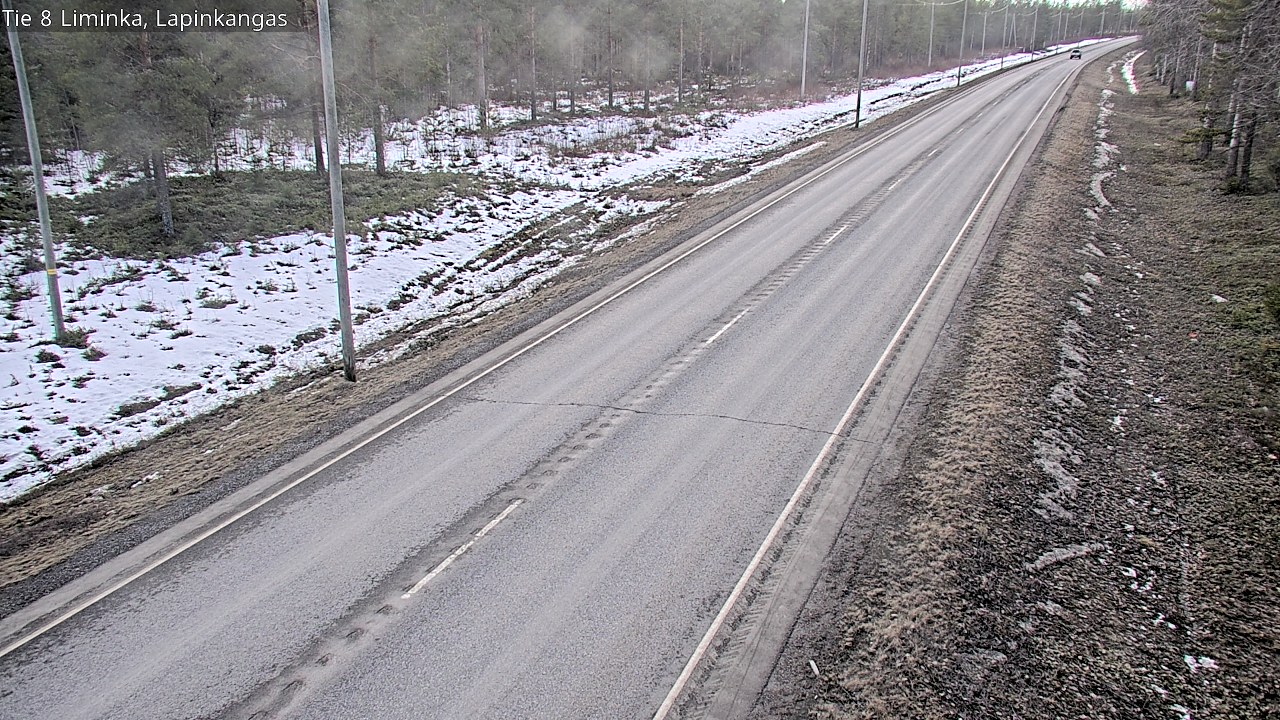 Weather Camera Image Road 8 Liminka, Lapinkangas, Liminka, Pohjois-Pohjanmaa