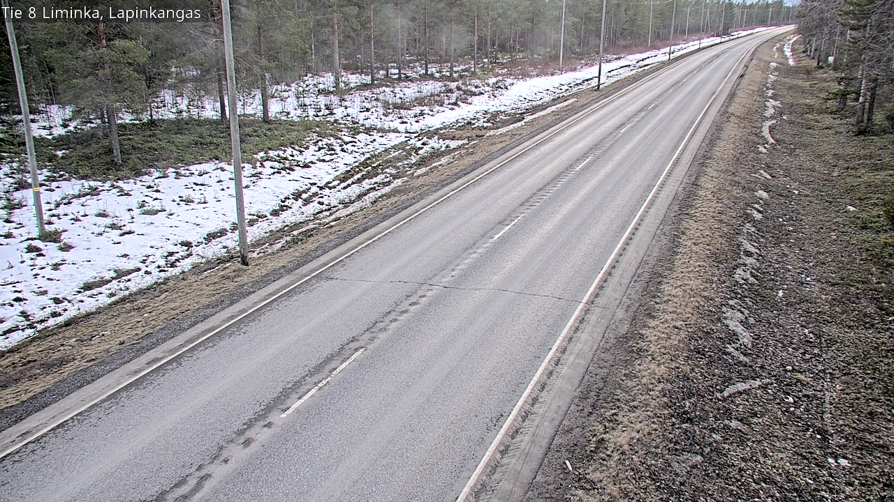 Weather Camera Image Road 8 Liminka, Lapinkangas, Liminka, Pohjois-Pohjanmaa
