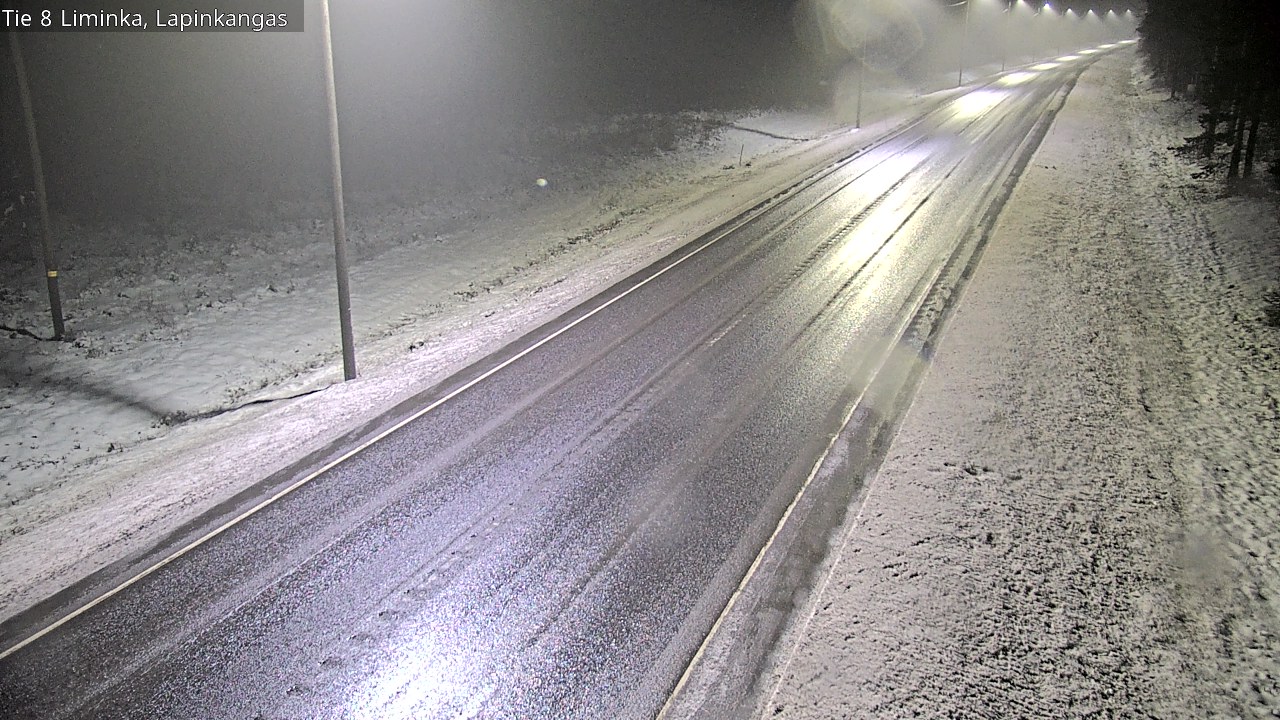 Weather Camera Image Road 8 Liminka, Lapinkangas, Liminka, Pohjois-Pohjanmaa