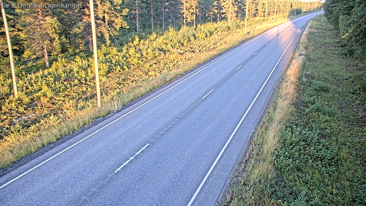 Weather Camera Image Road 8 Liminka, Lapinkangas, Liminka, Pohjois-Pohjanmaa