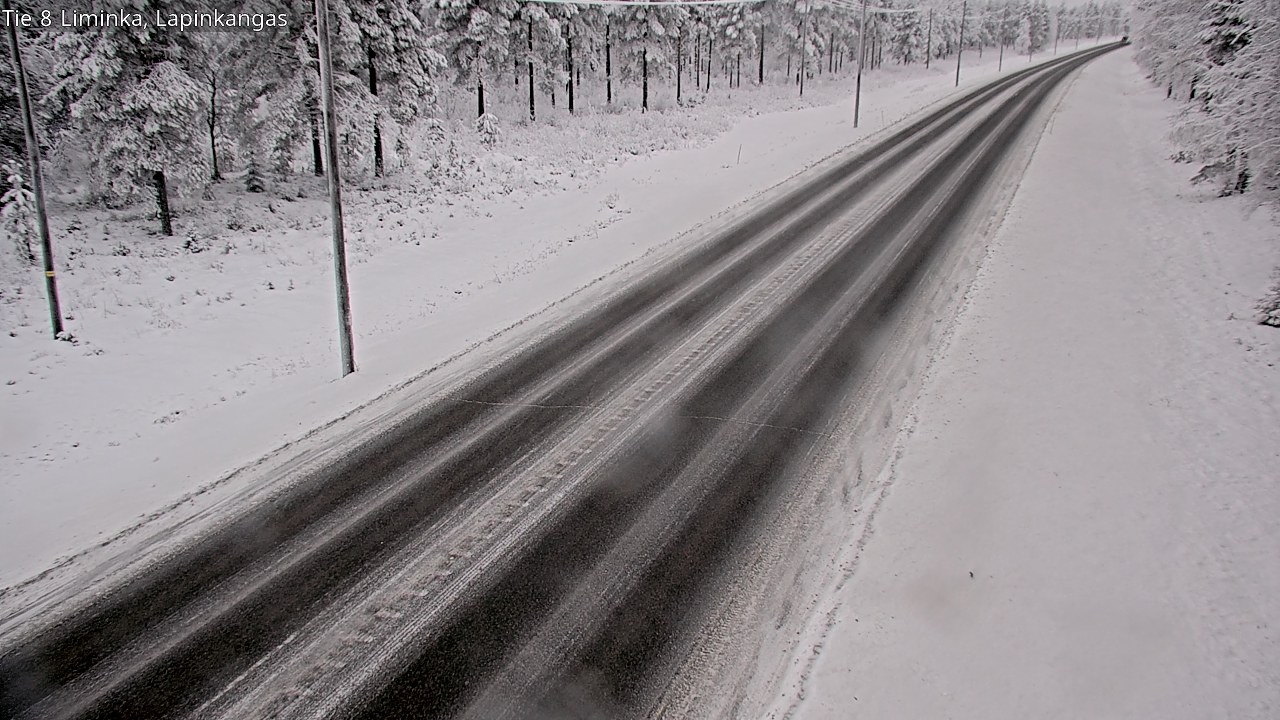 Weather Camera Image Road 8 Liminka, Lapinkangas, Liminka, Pohjois-Pohjanmaa