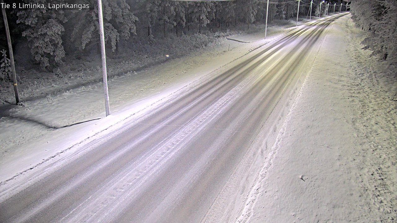 Weather Camera Image Väg 8 Liminka, Lapinkangas, Liminka, Pohjois-Pohjanmaa
