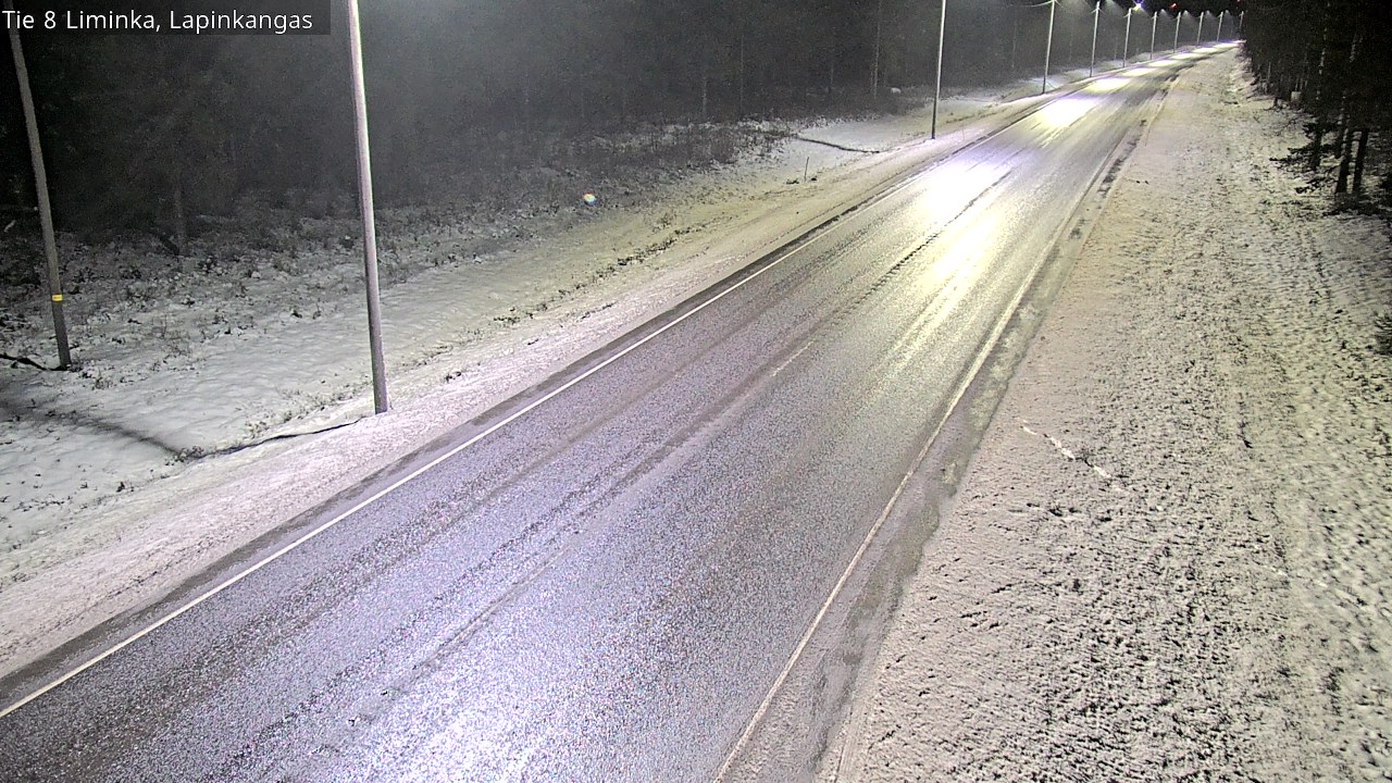 Weather Camera Image Väg 8 Liminka, Lapinkangas, Liminka, Pohjois-Pohjanmaa