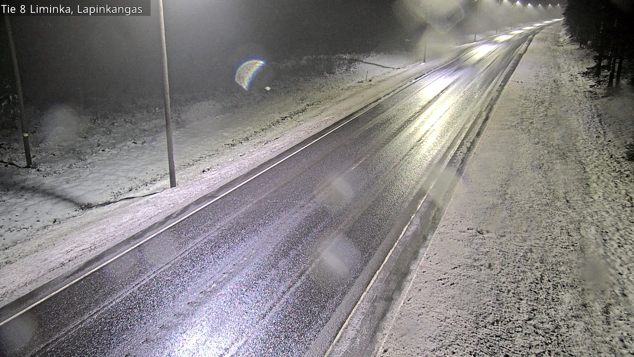 Weather Camera Image Road 8 Liminka, Lapinkangas, Liminka, Pohjois-Pohjanmaa