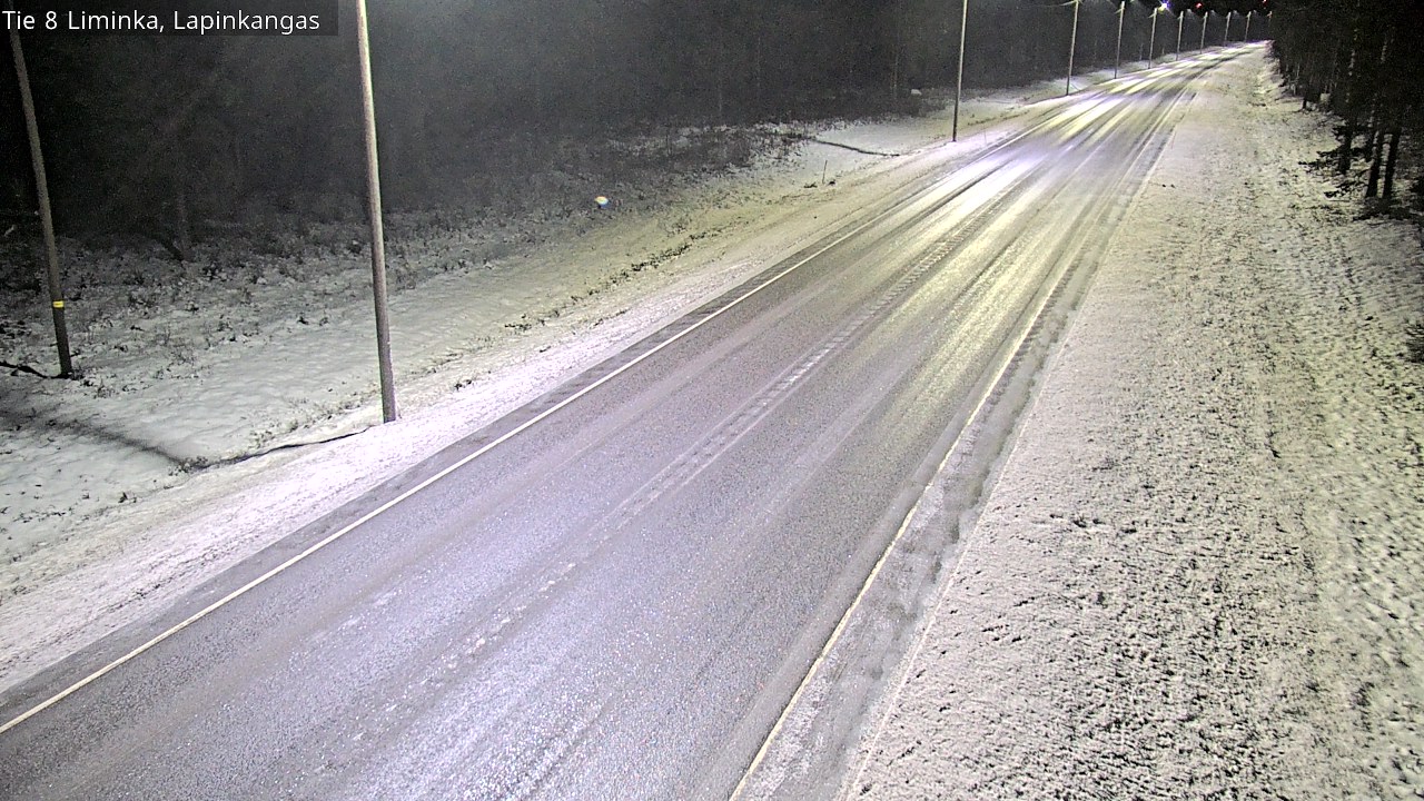 Weather Camera Image Road 8 Liminka, Lapinkangas, Liminka, Pohjois-Pohjanmaa