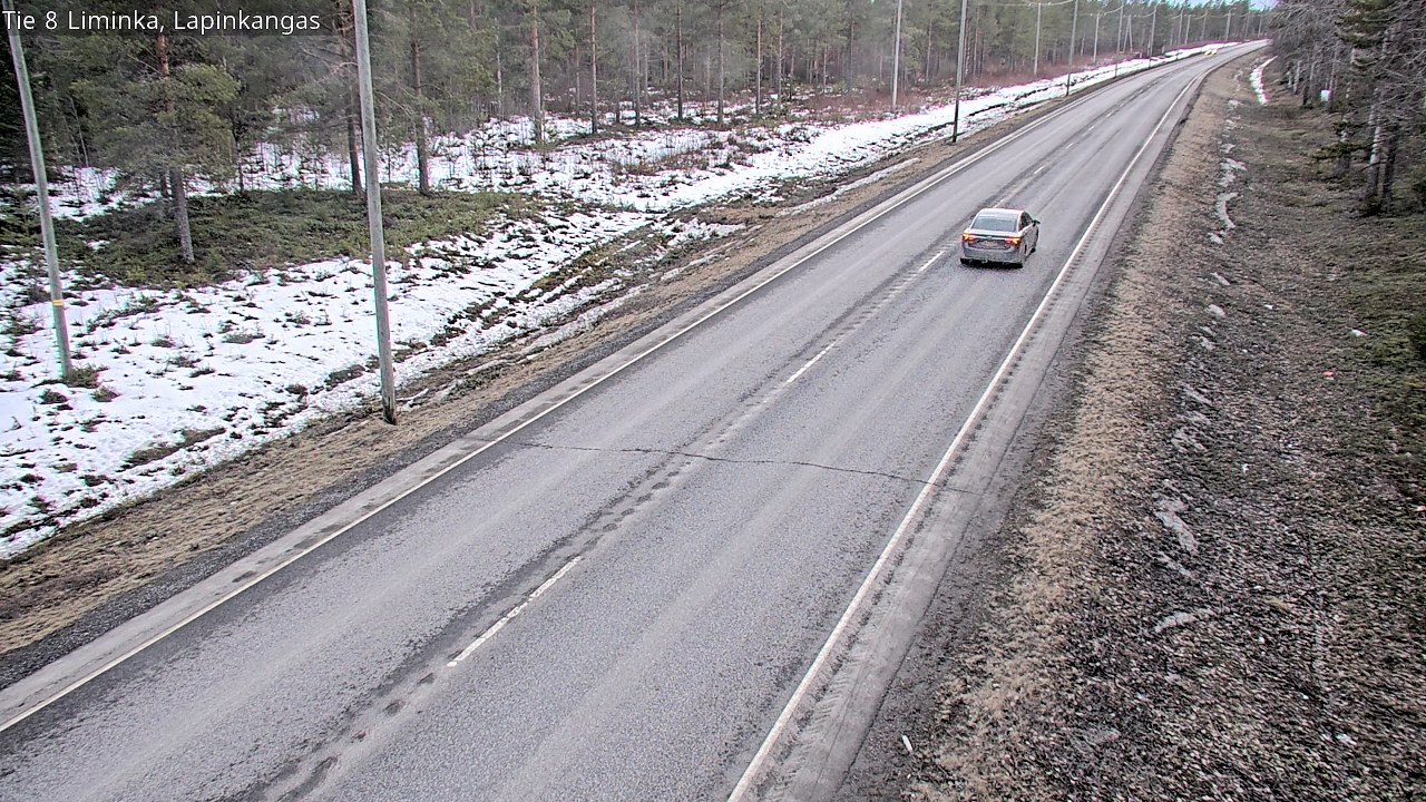 Weather Camera Image Väg 8 Liminka, Lapinkangas, Liminka, Pohjois-Pohjanmaa