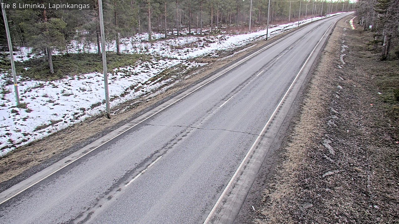 Weather Camera Image Väg 8 Liminka, Lapinkangas, Liminka, Pohjois-Pohjanmaa