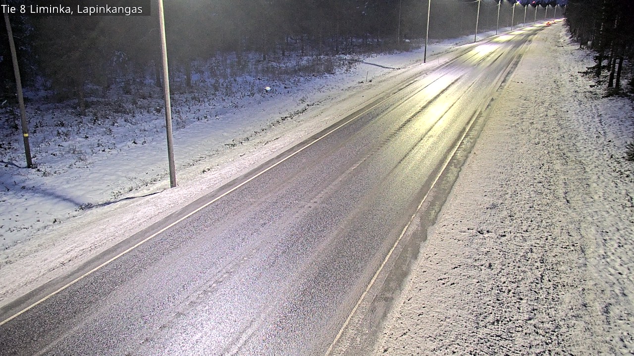 Weather Camera Image Road 8 Liminka, Lapinkangas, Liminka, Pohjois-Pohjanmaa