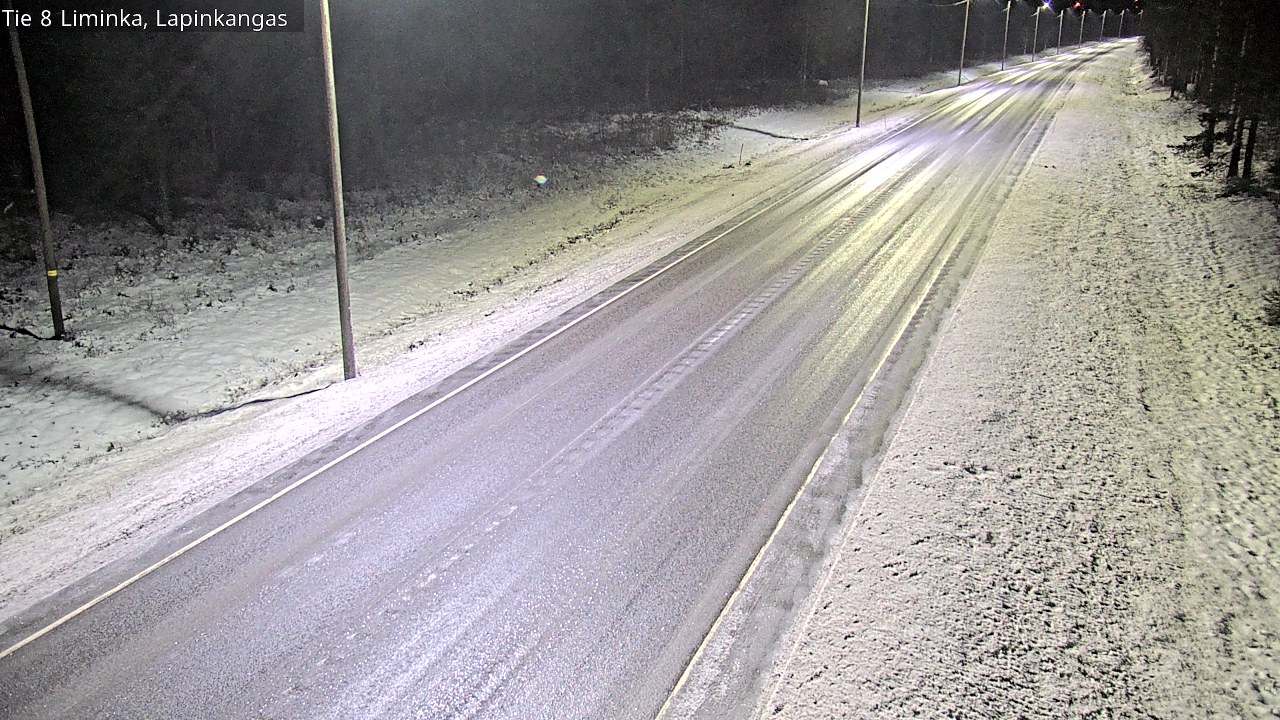 Weather Camera Image Road 8 Liminka, Lapinkangas, Liminka, Pohjois-Pohjanmaa