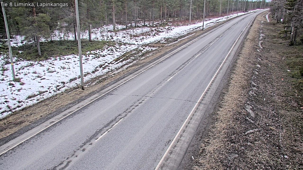 Weather Camera Image Road 8 Liminka, Lapinkangas, Liminka, Pohjois-Pohjanmaa