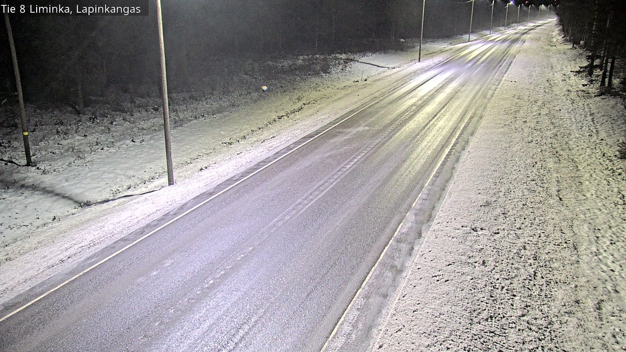 Weather Camera Image Road 8 Liminka, Lapinkangas, Liminka, Pohjois-Pohjanmaa