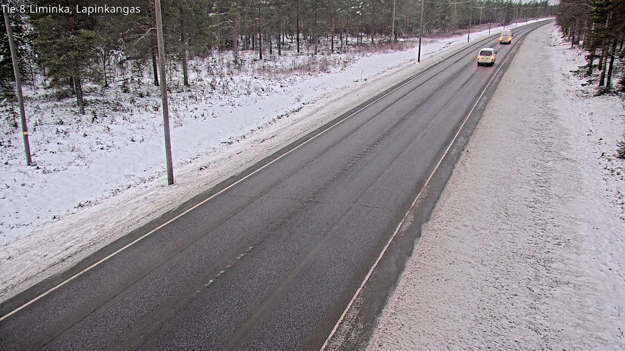 Weather Camera Image Road 8 Liminka, Lapinkangas, Liminka, Pohjois-Pohjanmaa