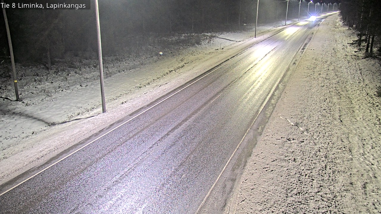 Weather Camera Image Väg 8 Liminka, Lapinkangas, Liminka, Pohjois-Pohjanmaa