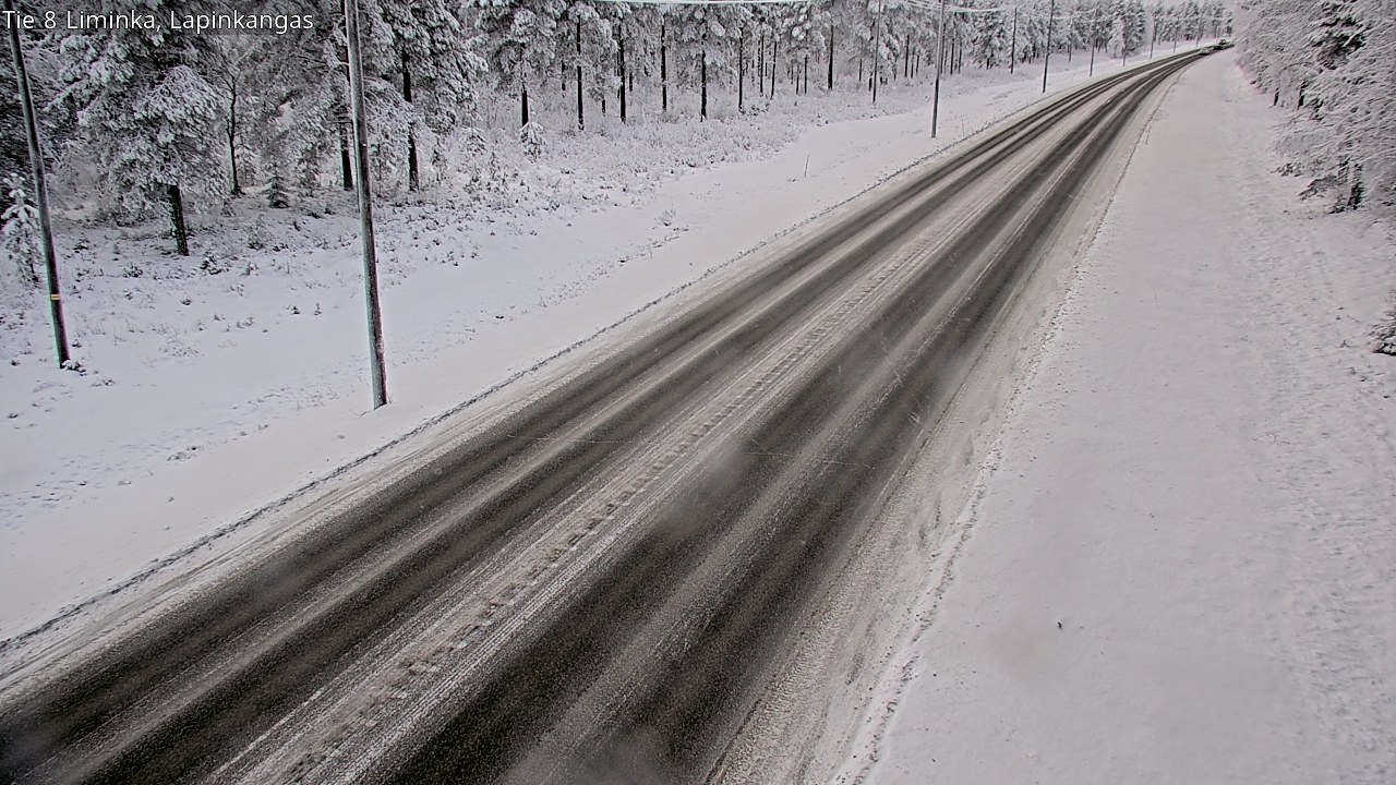 Weather Camera Image Road 8 Liminka, Lapinkangas, Liminka, Pohjois-Pohjanmaa