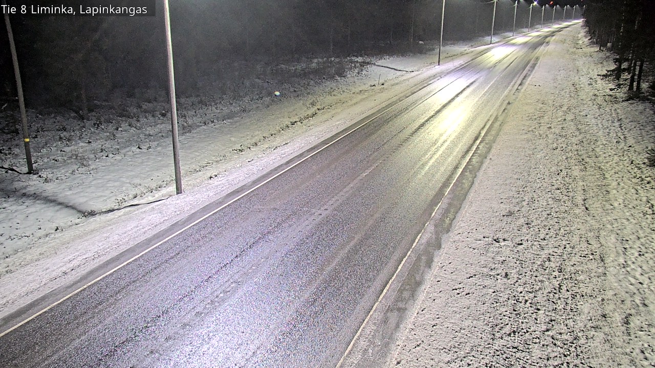 Weather Camera Image Road 8 Liminka, Lapinkangas, Liminka, Pohjois-Pohjanmaa