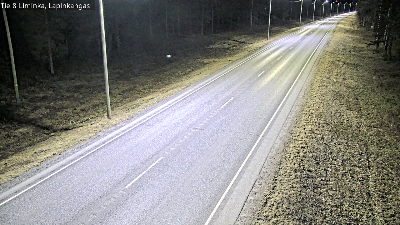 Weather Camera Image Road 8 Liminka, Lapinkangas, Liminka, Pohjois-Pohjanmaa