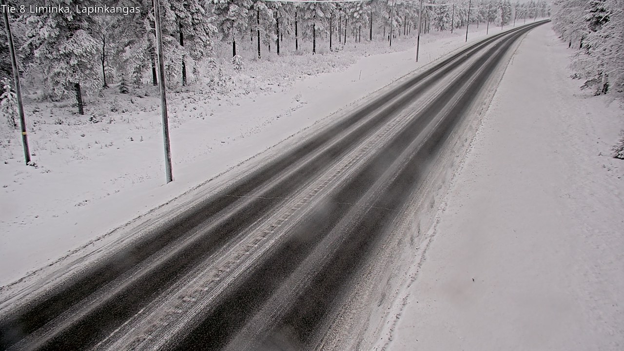 Weather Camera Image Road 8 Liminka, Lapinkangas, Liminka, Pohjois-Pohjanmaa