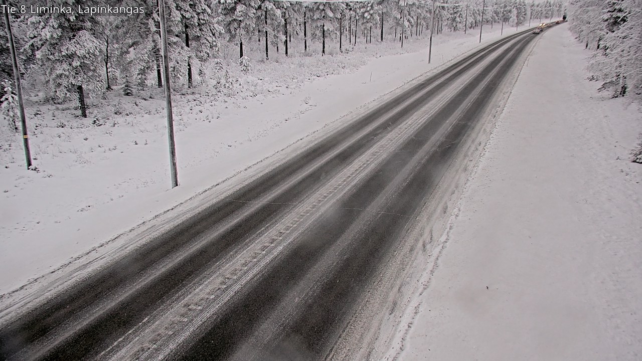 Weather Camera Image Road 8 Liminka, Lapinkangas, Liminka, Pohjois-Pohjanmaa