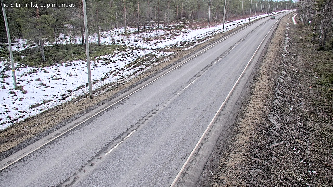 Weather Camera Image Road 8 Liminka, Lapinkangas, Liminka, Pohjois-Pohjanmaa