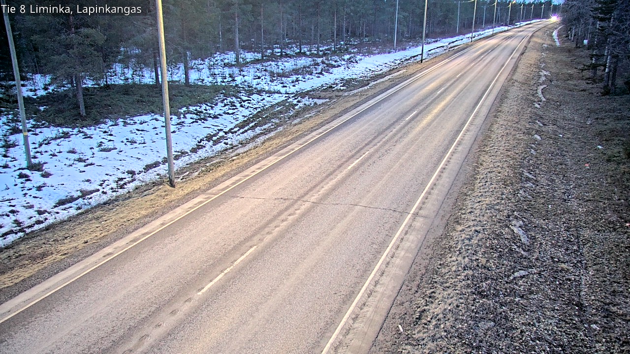 Weather Camera Image Väg 8 Liminka, Lapinkangas, Liminka, Pohjois-Pohjanmaa