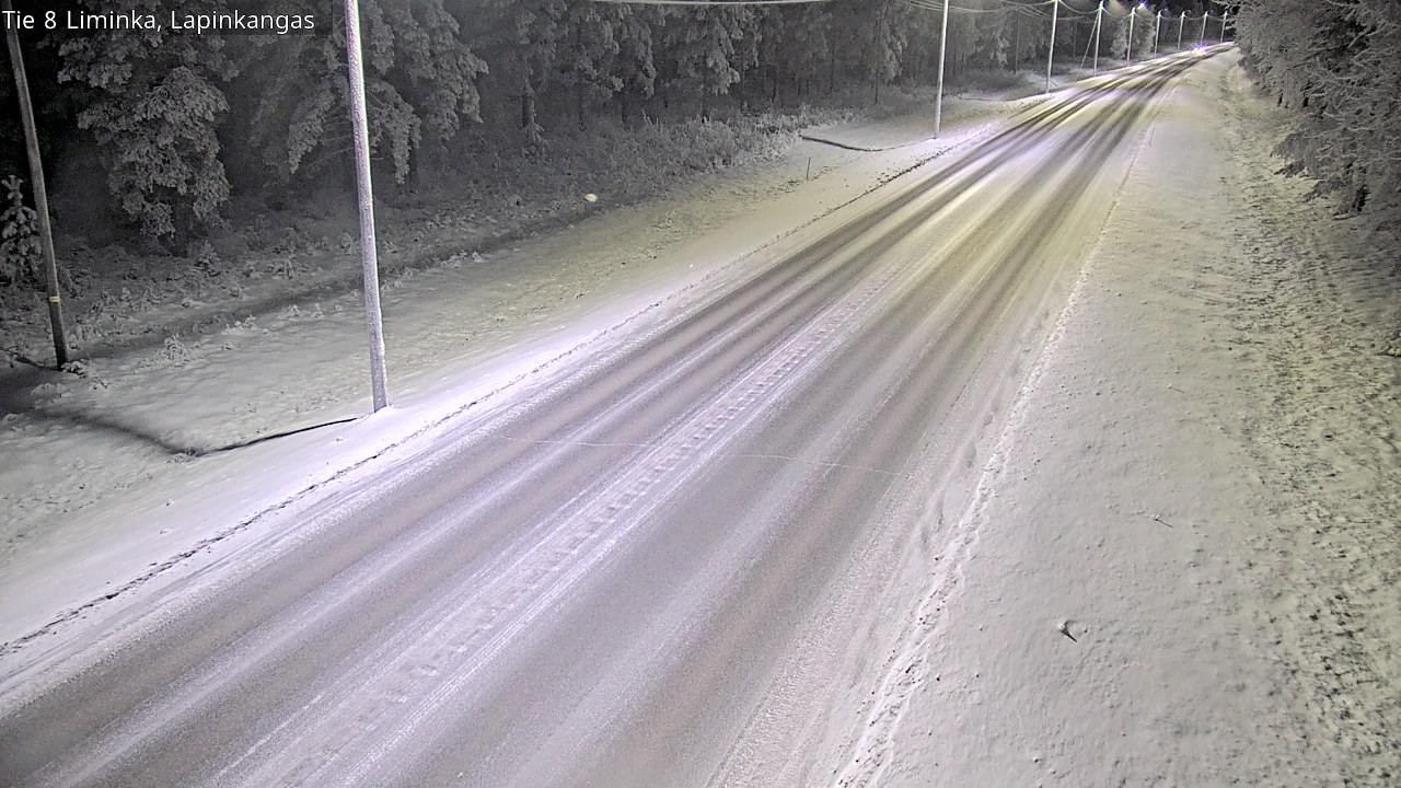 Weather Camera Image Road 8 Liminka, Lapinkangas, Liminka, Pohjois-Pohjanmaa