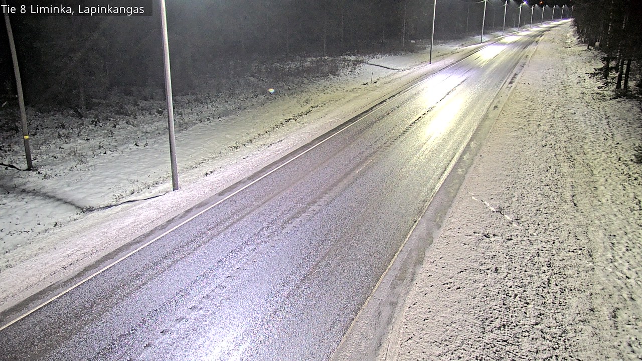 Weather Camera Image Väg 8 Liminka, Lapinkangas, Liminka, Pohjois-Pohjanmaa