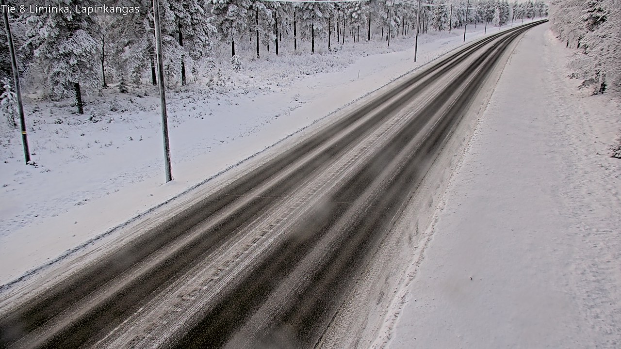 Weather Camera Image Road 8 Liminka, Lapinkangas, Liminka, Pohjois-Pohjanmaa