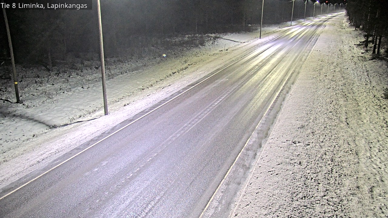 Weather Camera Image Road 8 Liminka, Lapinkangas, Liminka, Pohjois-Pohjanmaa