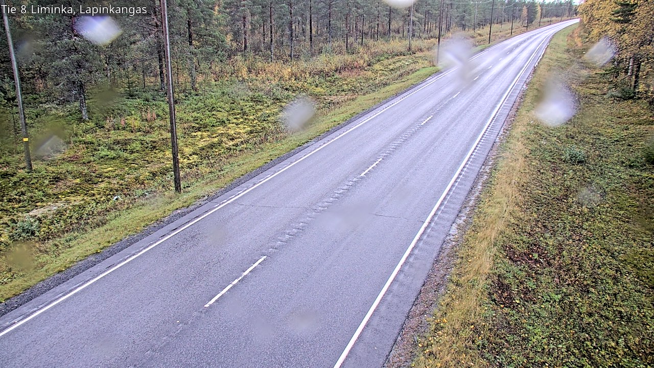 Weather Camera Image Road 8 Liminka, Lapinkangas, Liminka, Pohjois-Pohjanmaa