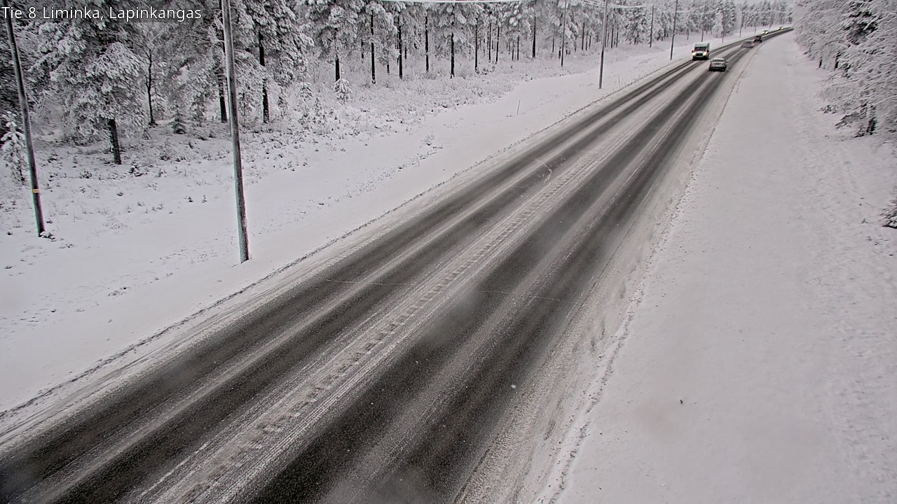 Weather Camera Image Road 8 Liminka, Lapinkangas, Liminka, Pohjois-Pohjanmaa