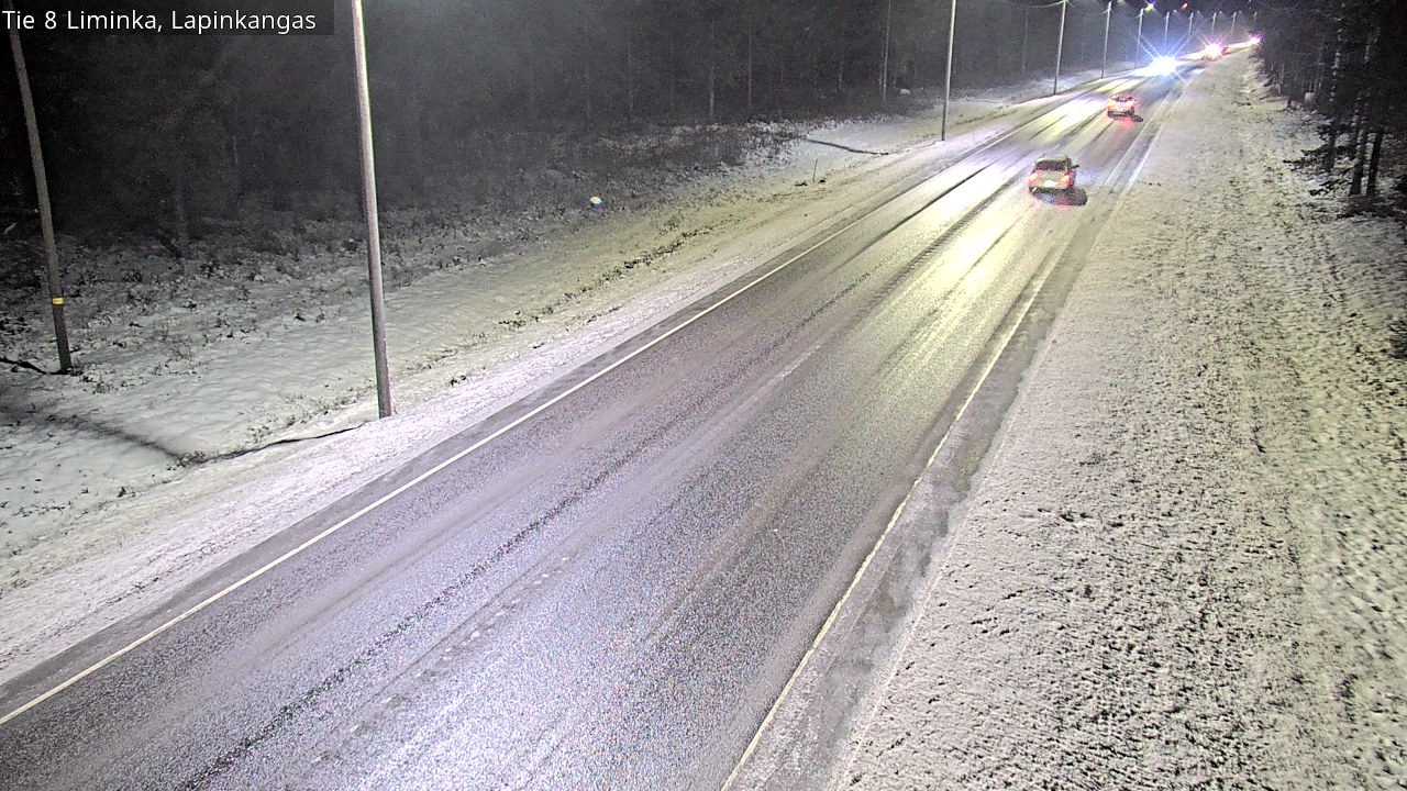 Weather Camera Image Road 8 Liminka, Lapinkangas, Liminka, Pohjois-Pohjanmaa