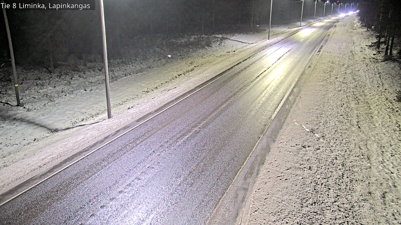 Weather Camera Image Väg 8 Liminka, Lapinkangas, Liminka, Pohjois-Pohjanmaa
