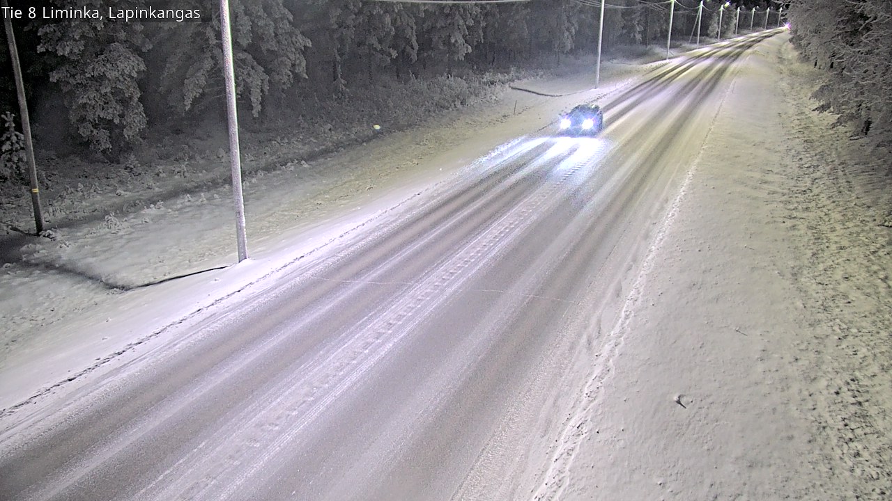 Weather Camera Image Road 8 Liminka, Lapinkangas, Liminka, Pohjois-Pohjanmaa