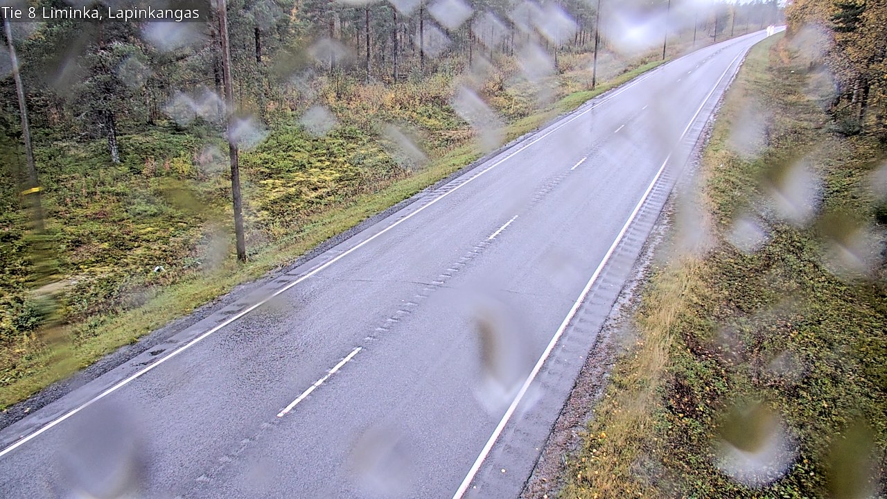 Weather Camera Image Väg 8 Liminka, Lapinkangas, Liminka, Pohjois-Pohjanmaa