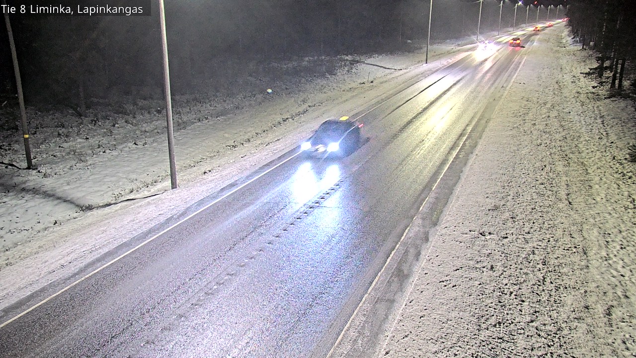 Weather Camera Image Road 8 Liminka, Lapinkangas, Liminka, Pohjois-Pohjanmaa