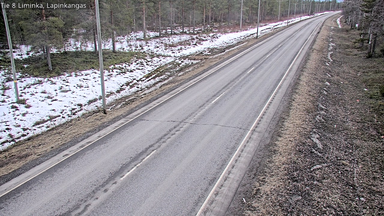 Weather Camera Image Väg 8 Liminka, Lapinkangas, Liminka, Pohjois-Pohjanmaa