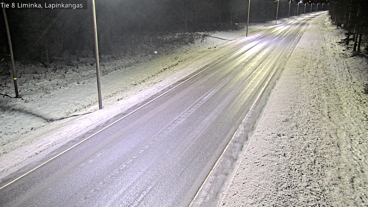 Weather Camera Image Road 8 Liminka, Lapinkangas, Liminka, Pohjois-Pohjanmaa