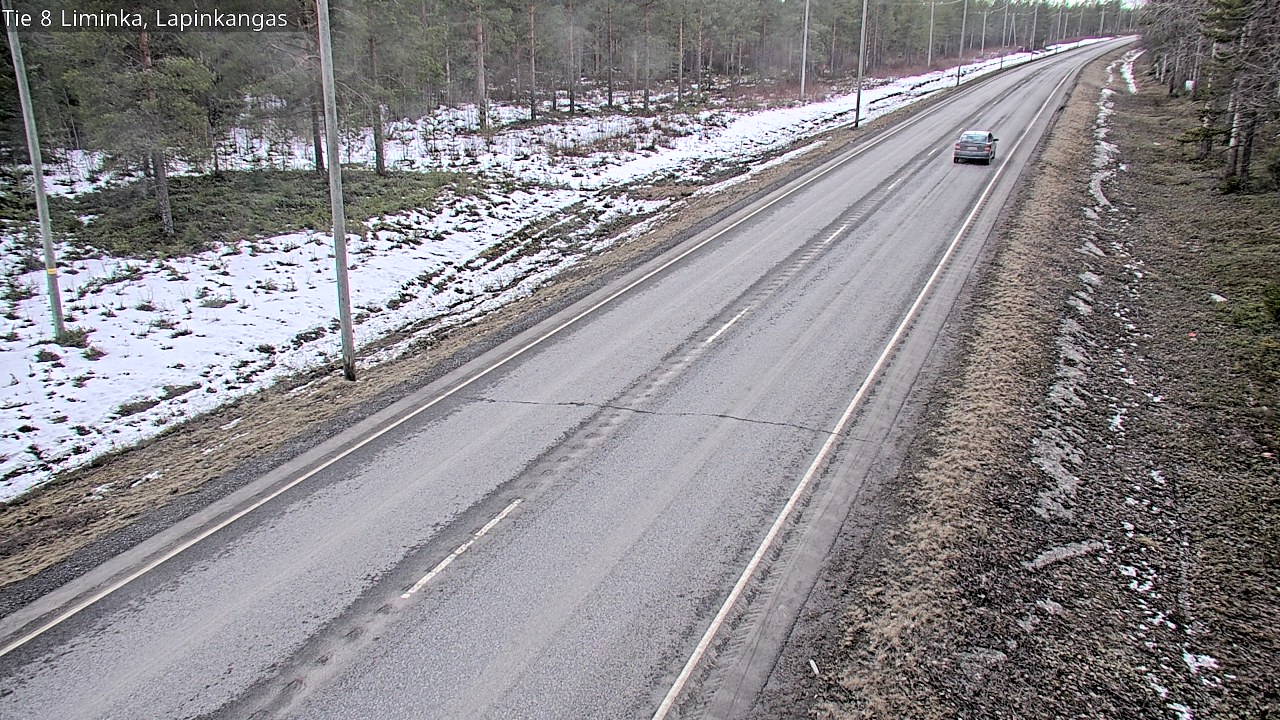 Weather Camera Image Road 8 Liminka, Lapinkangas, Liminka, Pohjois-Pohjanmaa