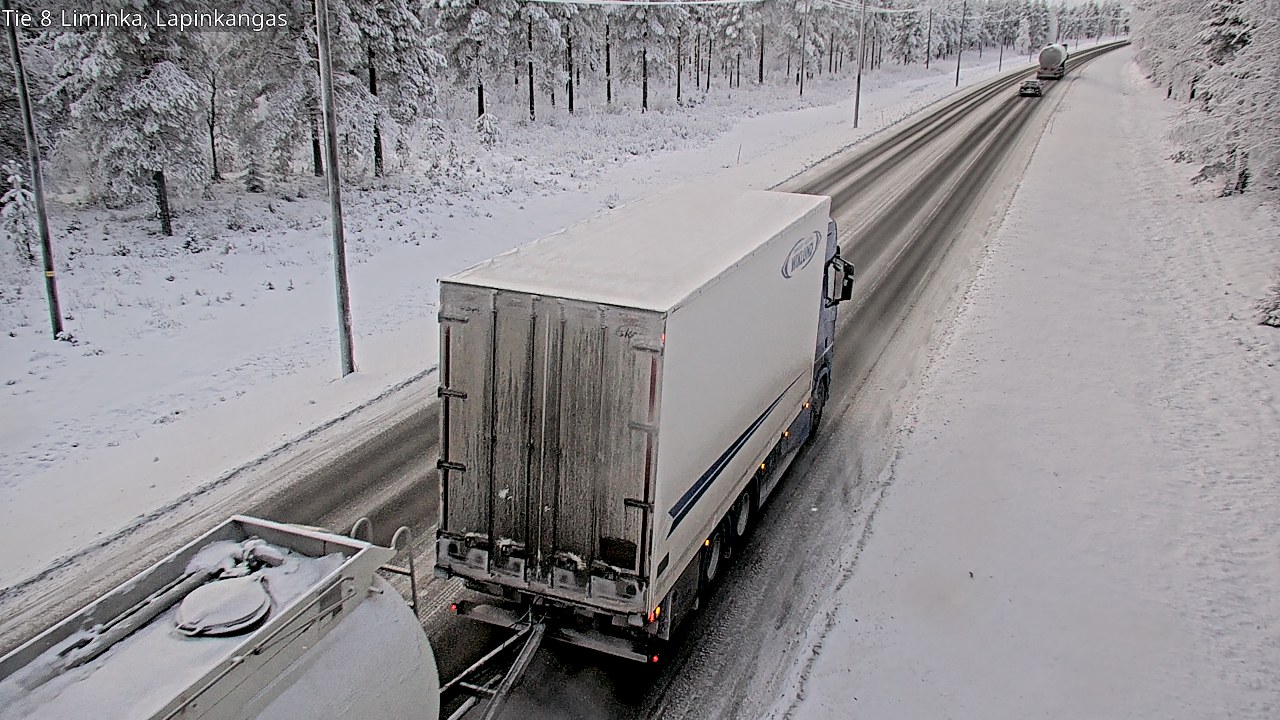 Weather Camera Image Road 8 Liminka, Lapinkangas, Liminka, Pohjois-Pohjanmaa