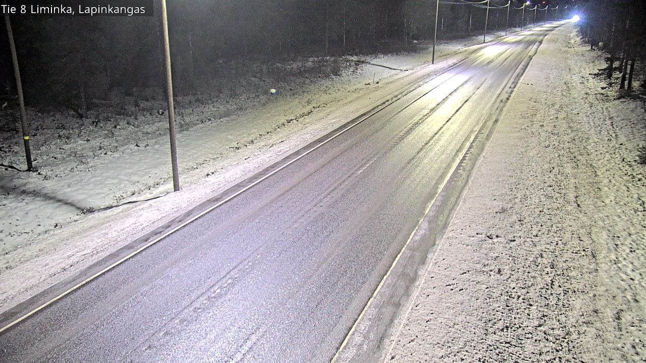 Weather Camera Image Road 8 Liminka, Lapinkangas, Liminka, Pohjois-Pohjanmaa