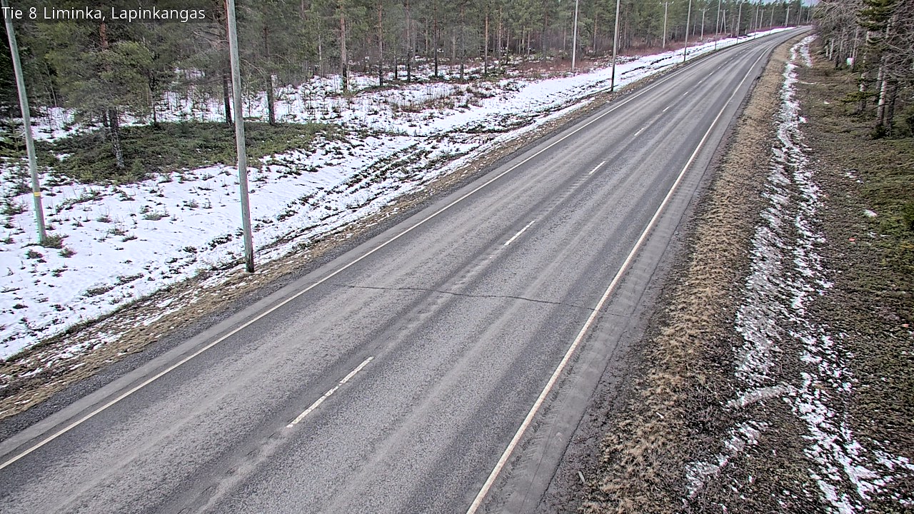 Weather Camera Image Road 8 Liminka, Lapinkangas, Liminka, Pohjois-Pohjanmaa